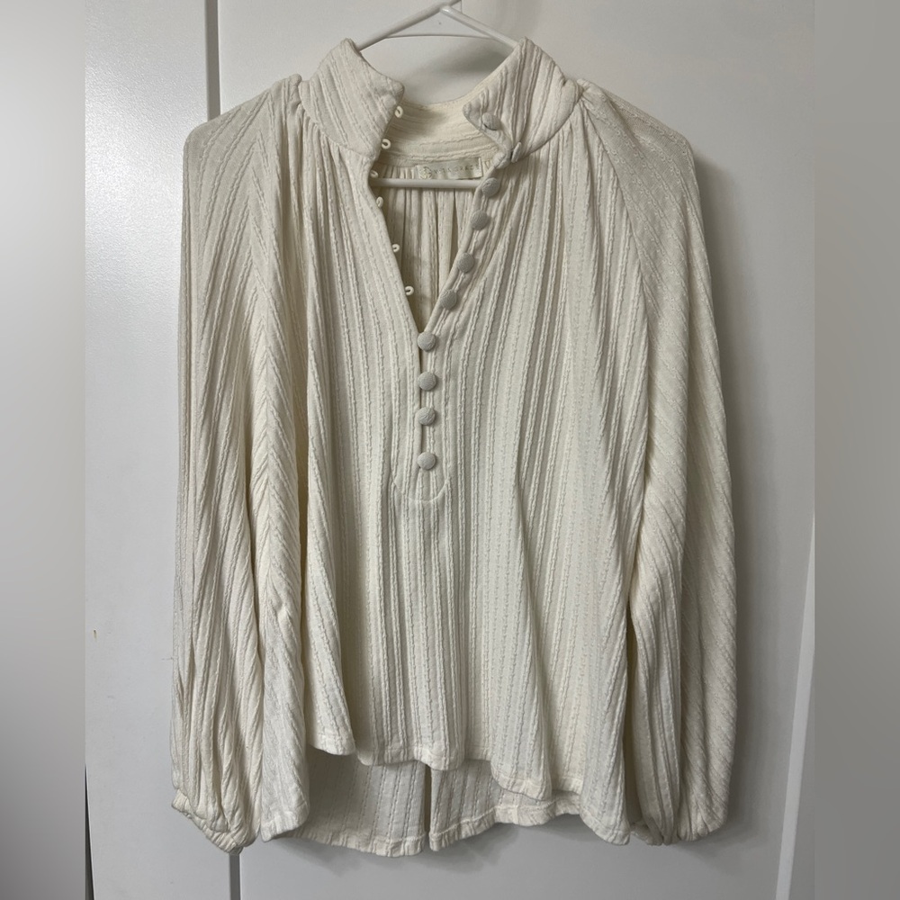 Vita Grace 100% Cotton Blouse Sweater - Picture 2 of 6